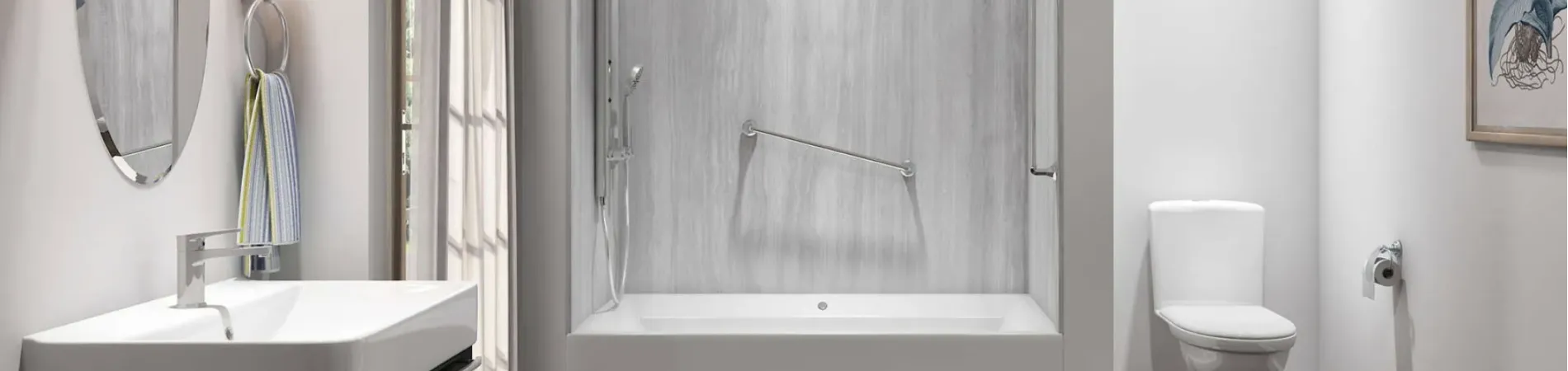 Modern bathroom renovation