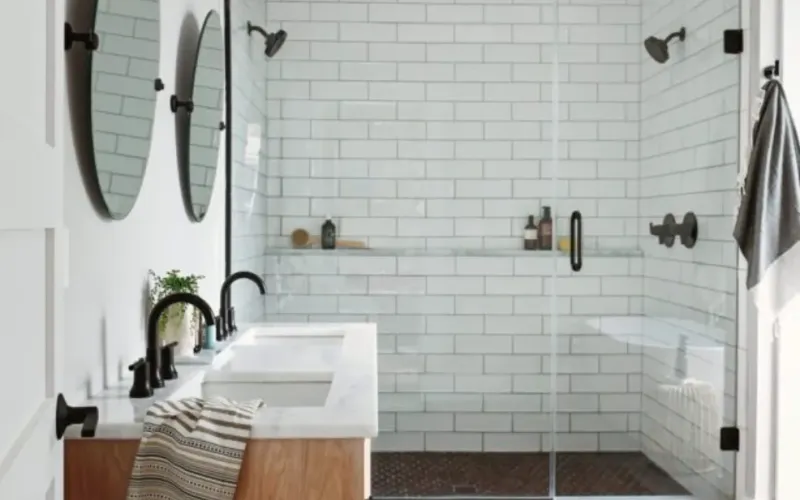 High-quality bathroom remodeling in Long Beach NY, featuring durable tiles and modern fixtures for lasting performance