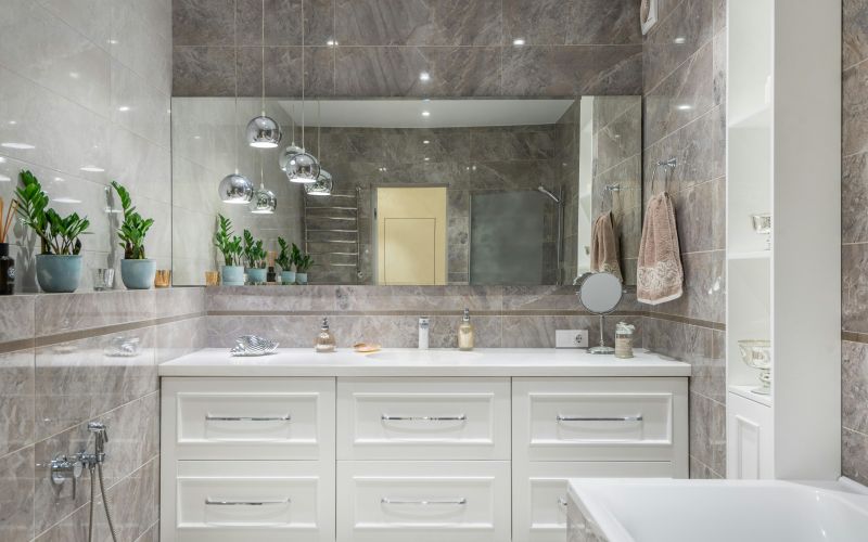 High-end bathroom renovation in Westbury Long Island NY
